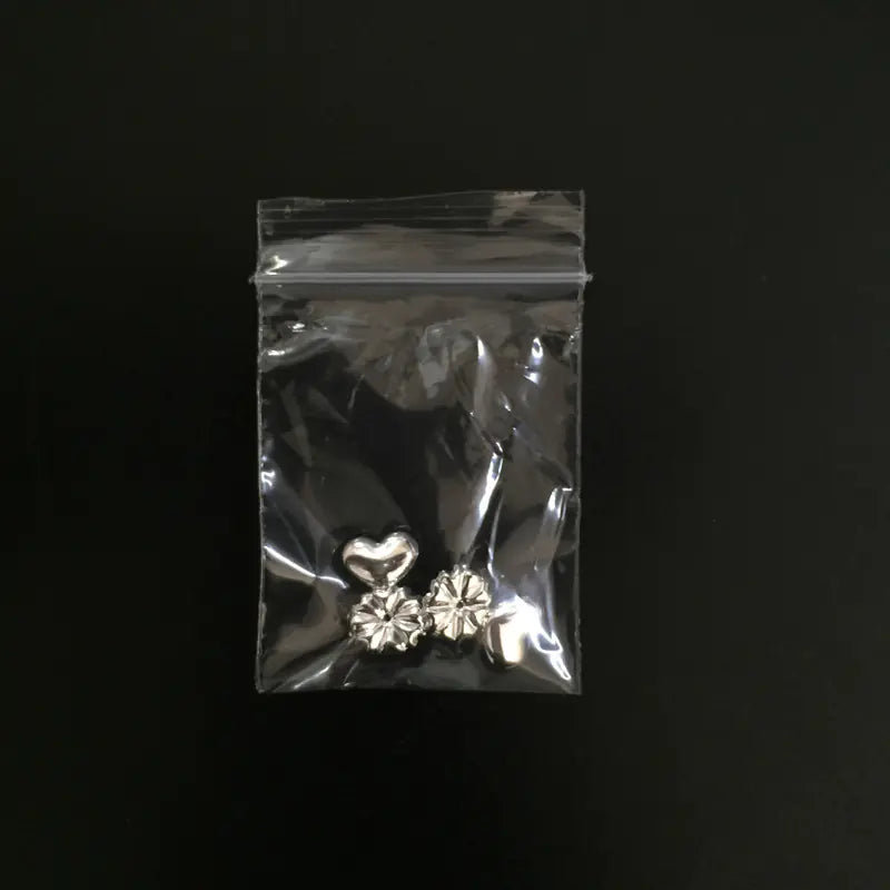 S925 Silver Earring Lifter for Heart-Shaped Studs