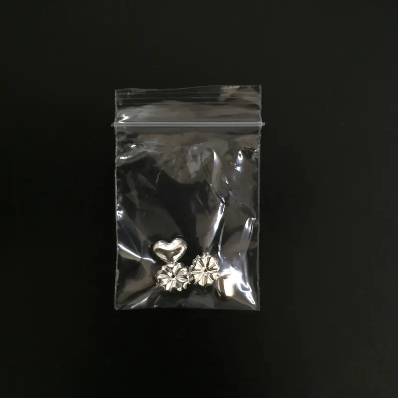 S925 Silver Earring Lifter for Heart-Shaped Studs