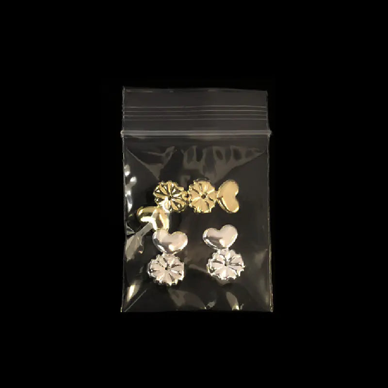 S925 Silver Earring Lifter for Heart-Shaped Studs