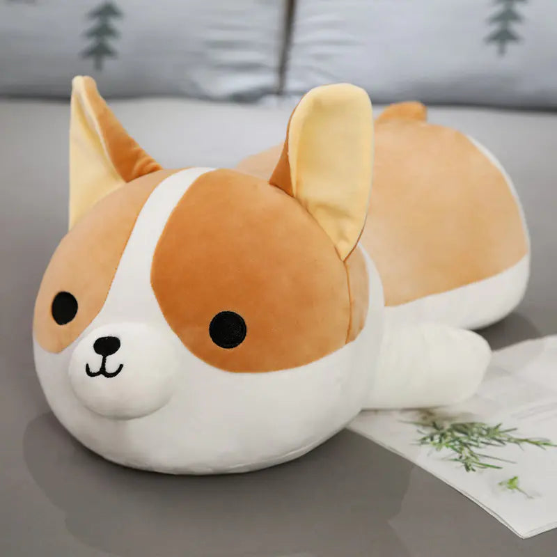 Shiba & Corgi Cozy Plush Pillows