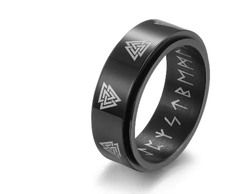 Swivel Steel Triangle Ring